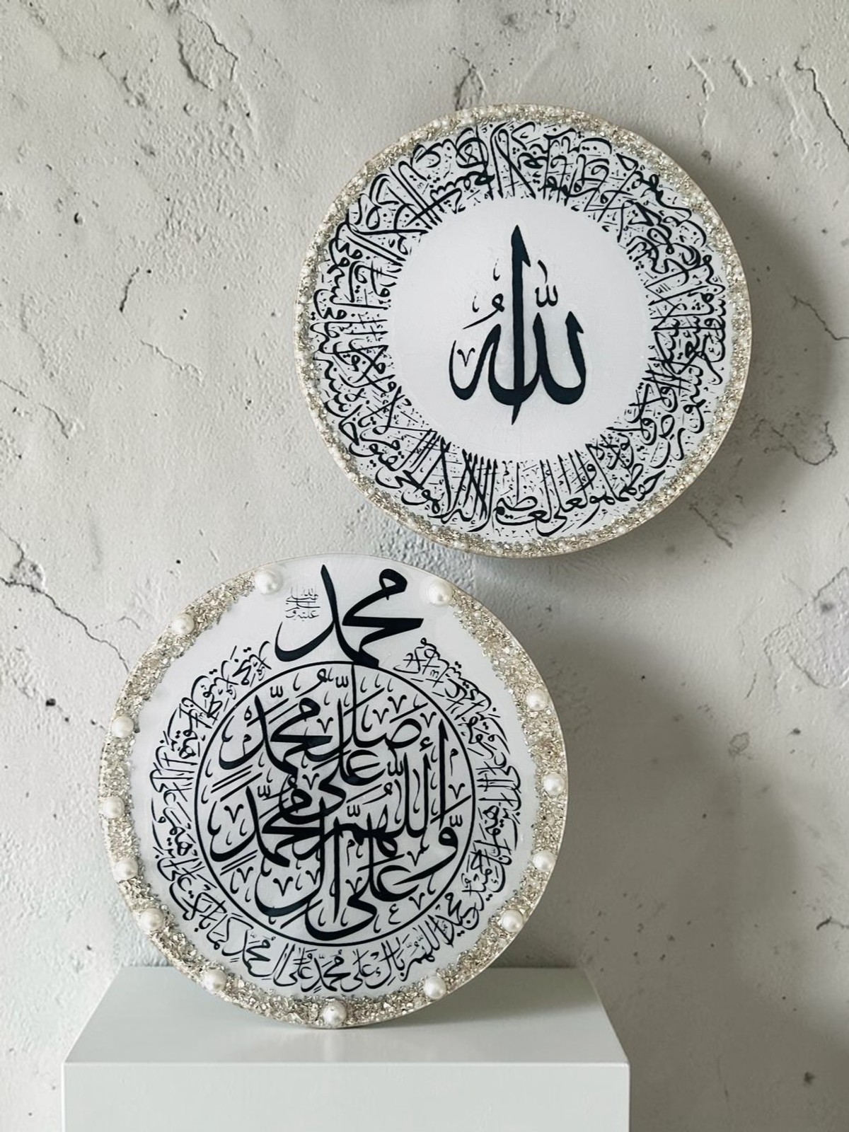 MK Living, curated Islamic artwork, resin and acrylic homeware